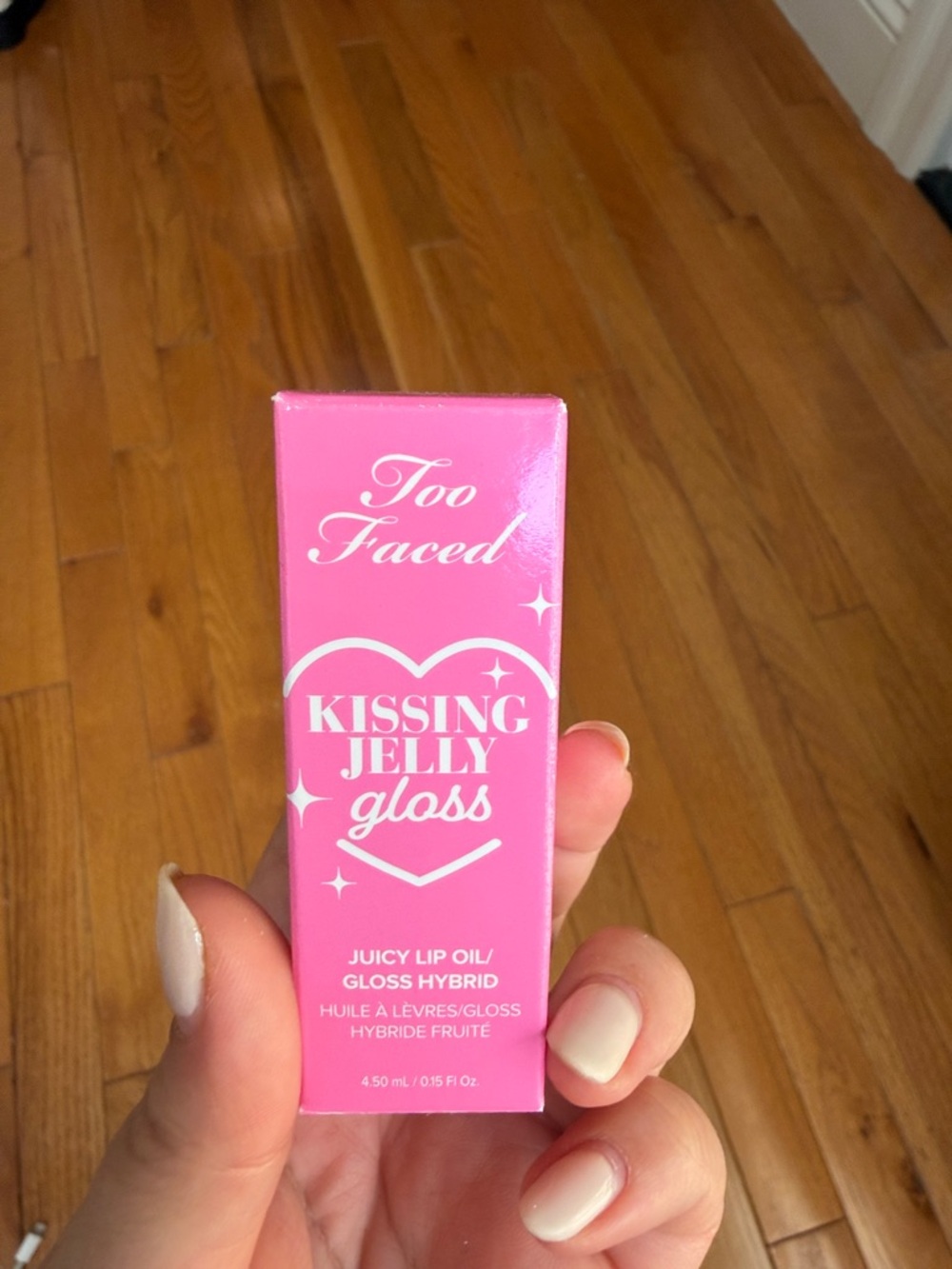Too Faced Kissing Jelly Lip Gloss Oil in Shade Sour Watermelon NWT NEVER USED